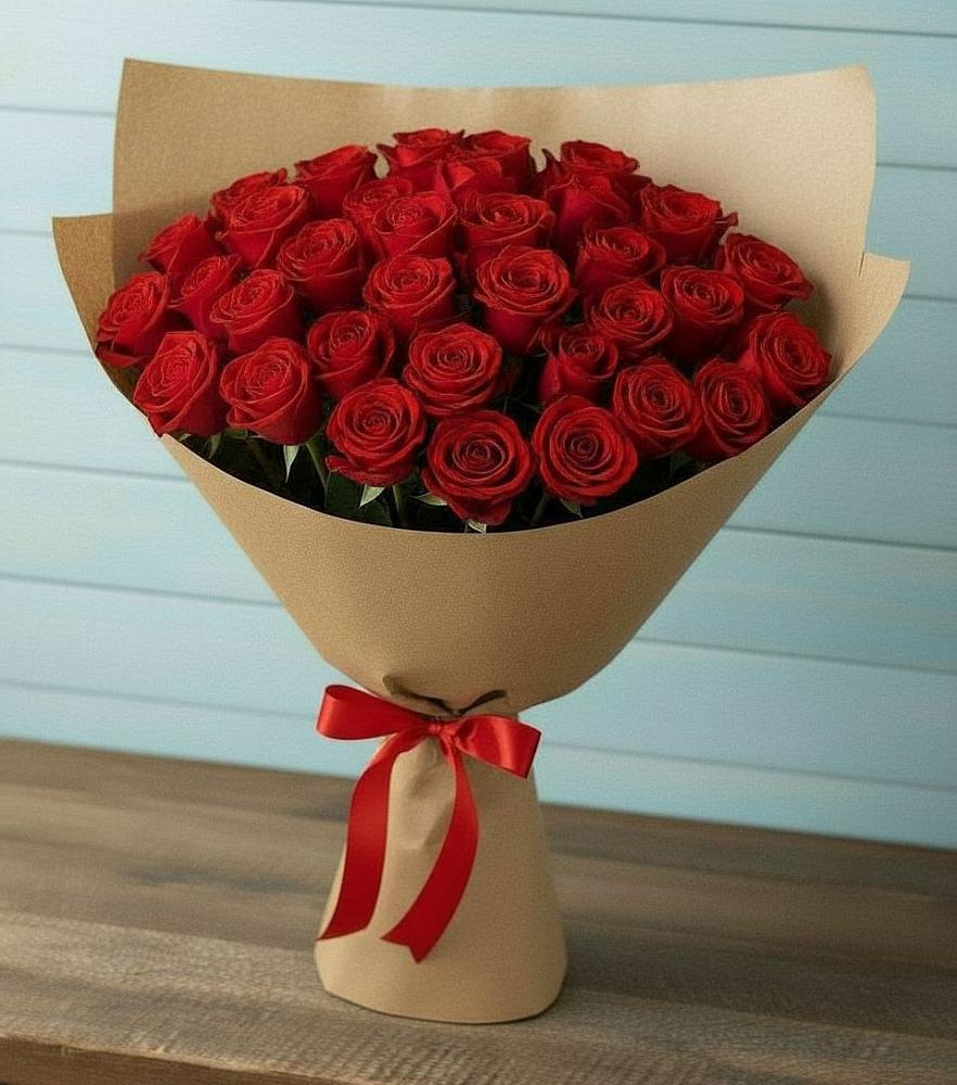 Букет Красные розы Милано в Апрелевке