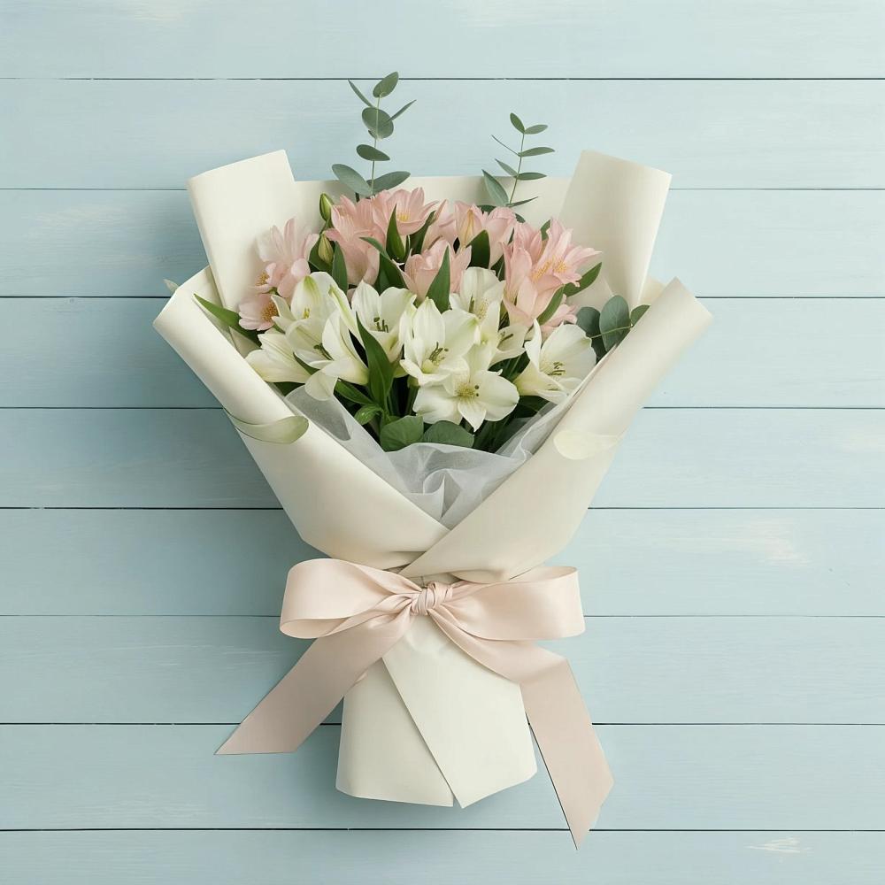 Букет цветов из: Альстромерии в Апрелевке