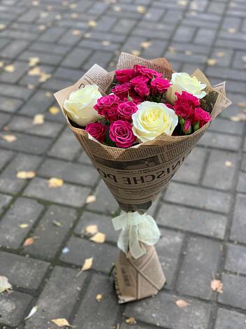 Букет цветов из: Розы в Апрелевке